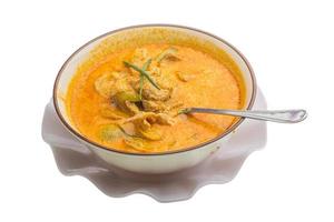 Red curry with pork photo