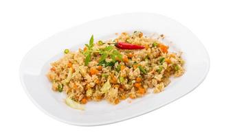 Vegetarian fried rice photo