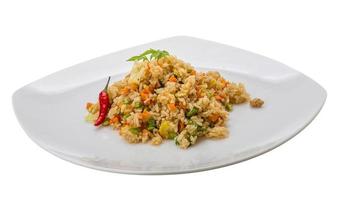 Vegetarian fried rice photo