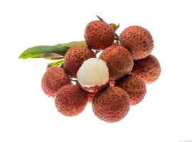 lichi de frutas asiáticas foto