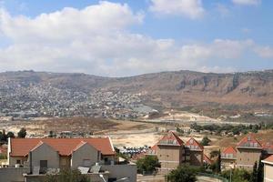 paisaje en las montañas del norte de israel. foto