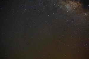 milky way galaxy with stars and space dust in the universe photo