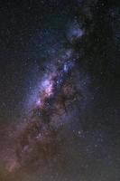 Milky way galaxy with stars and space dust in the universe photo