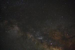 milky way galaxy with stars and space dust in the universe photo