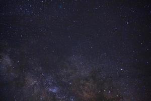 milky way galaxy with stars and space dust in the universe photo