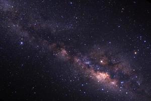 Milky way galaxy with stars and space dust in the universe photo