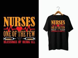 Nurse T-Shirt Design vector