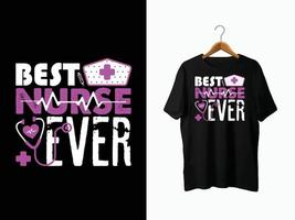 Nurse T-Shirt Design vector