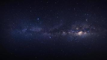 Milky way galaxy with stars and space dust in the universe photo