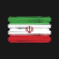 vector de la bandera de irán. bandera nacional
