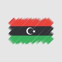 Libya Flag Brush Vector. National Flag vector