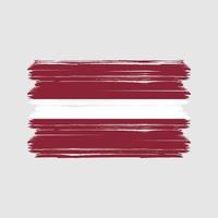 Latvia Flag Vector. National Flag vector