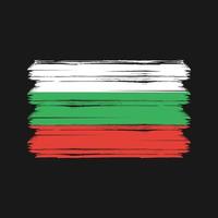 vector de la bandera de bulgaria. bandera nacional