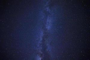 Milky way galaxy with stars and space dust in the universe, Long exposure photograph, with grain. photo