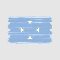 vector de la bandera de micronesia. bandera nacional