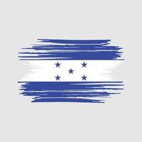 Honduras Flag Brush Strokes. National Flag vector