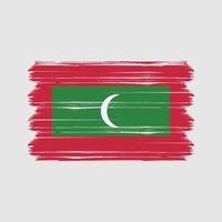 Maldives Flag Vector. National Flag vector