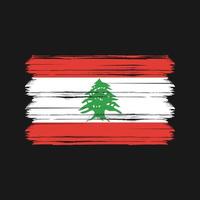 Lebanon Flag Vector. National Flag vector