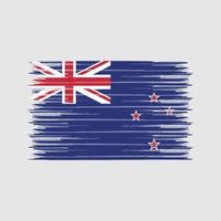 New Zealand Flag Brush. National Flag vector