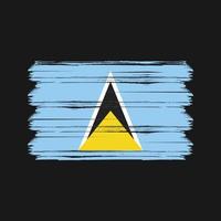 Saint Lucia Flag Vector. National Flag vector