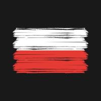 Poland Flag Vector. National Flag vector