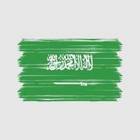 vector de bandera de arabia saudita. bandera nacional