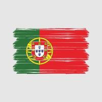 vector de bandera portuguesa. bandera nacional