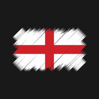 England Flag Brush Vector. National Flag vector