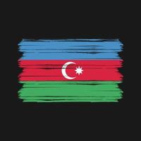 vector de la bandera de azerbaiyán. bandera nacional