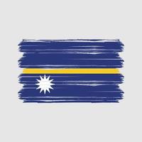 vector de la bandera de nauru. bandera nacional