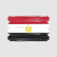 vector de bandera de egipto. bandera nacional