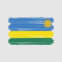 Rwanda Flag Vector. National Flag vector