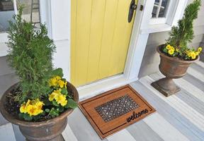 Doormat Welcome Home outside door mat photo