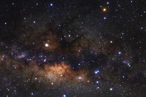 Milky way galaxy with stars and space dust in the universe photo