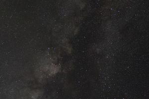 Milky way galaxy with stars and space dust in the universe photo