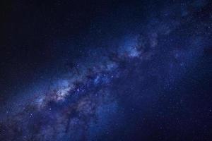 Milky way galaxy with stars and space dust in the universe photo