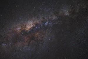Clearly milky way galaxy with stars and space dust in the universe photo