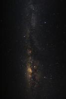 Clearly milky way galaxy with stars and space dust in the universe photo