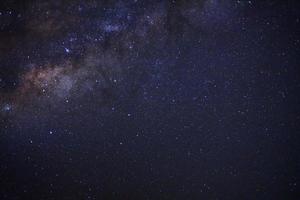 milky way galaxy with stars and space dust in the universe photo