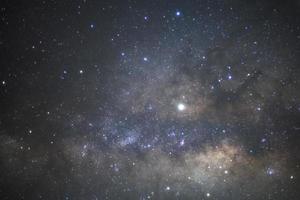 Milky way galaxy with stars and space dust in the universe photo