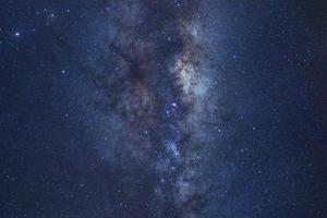 Milky way galaxy with stars and space dust in the universe photo