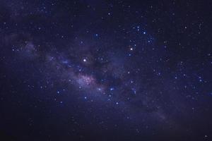 Milky way galaxy with stars and space dust in the universe photo