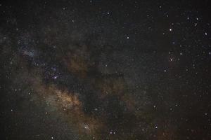 milky way galaxy with stars and space dust in the universe photo