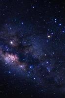 Milky way galaxy with stars and space dust in the universe photo