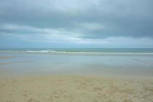 Beautiful Tropical Beach with nature Beside the beach on Koh chang Trat Thailand photo