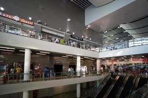 Sochi, Russia - July 28, 2022 Interior of Adler Railway Station. Sochi, Russia photo