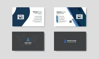 creative modern name card and business card. vector