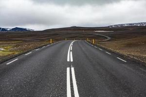 Beautiful road in Iceland photo