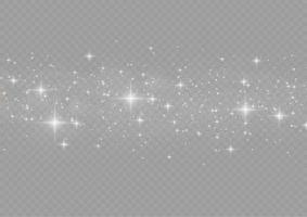 White sparks glitter special light effect. Vector sparkles. Christmas abstract pattern. Sparkling magic dust particles