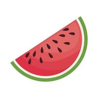 watermelon half fruit vector